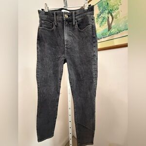 Pistola Straight Leg Black Wash Jeans. Very Good Preloved. Size 26”.